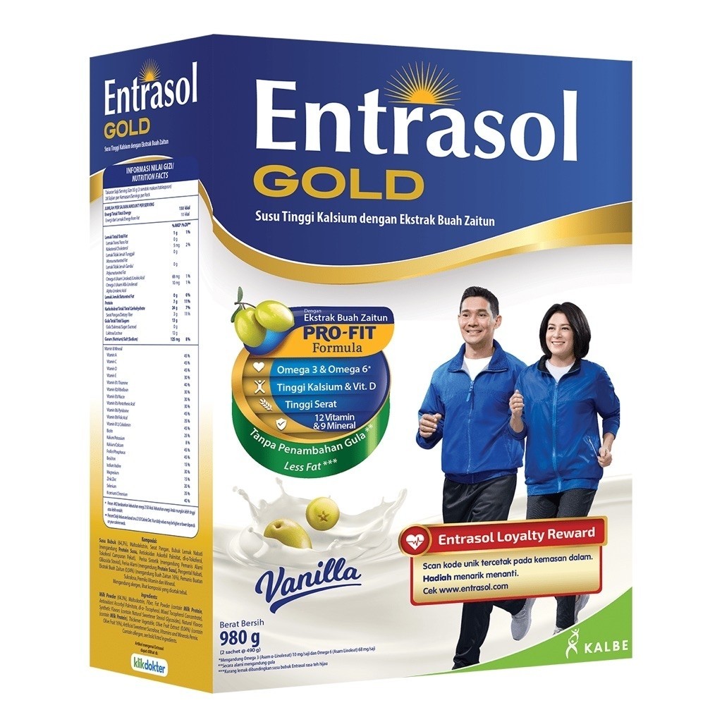 Entrasol gold susu tinggi kalsium - entrasol gold