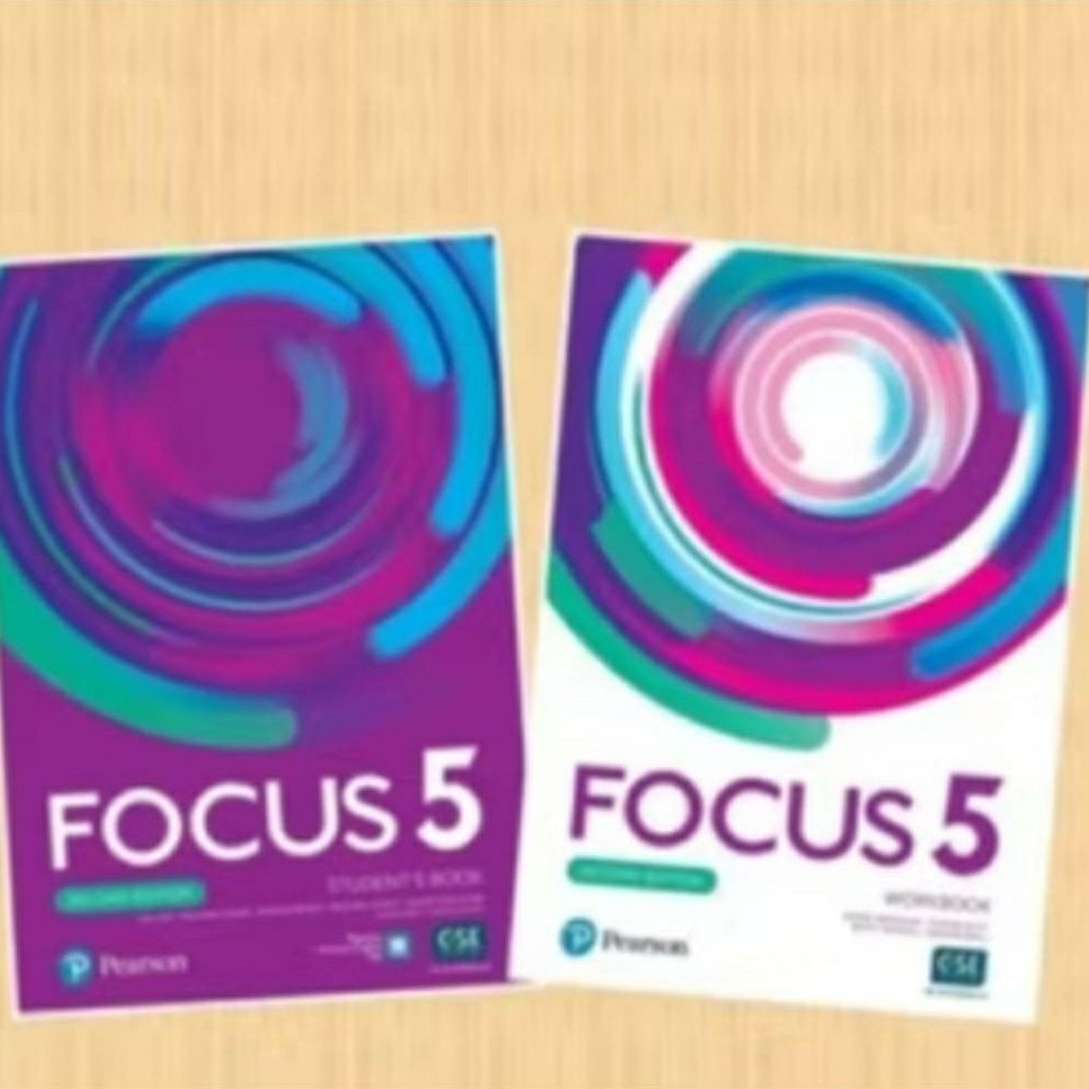 Buku Pearson Focus 5 Edisi Kedua Student's Book dan Workbook