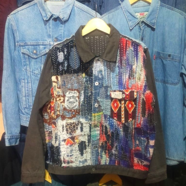Boro sashiko POLO Ralph Lauren denim jacket