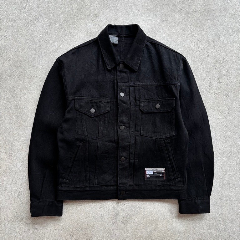 GU x Mihara Yasuhiro Asymmetric Trucker Jacket