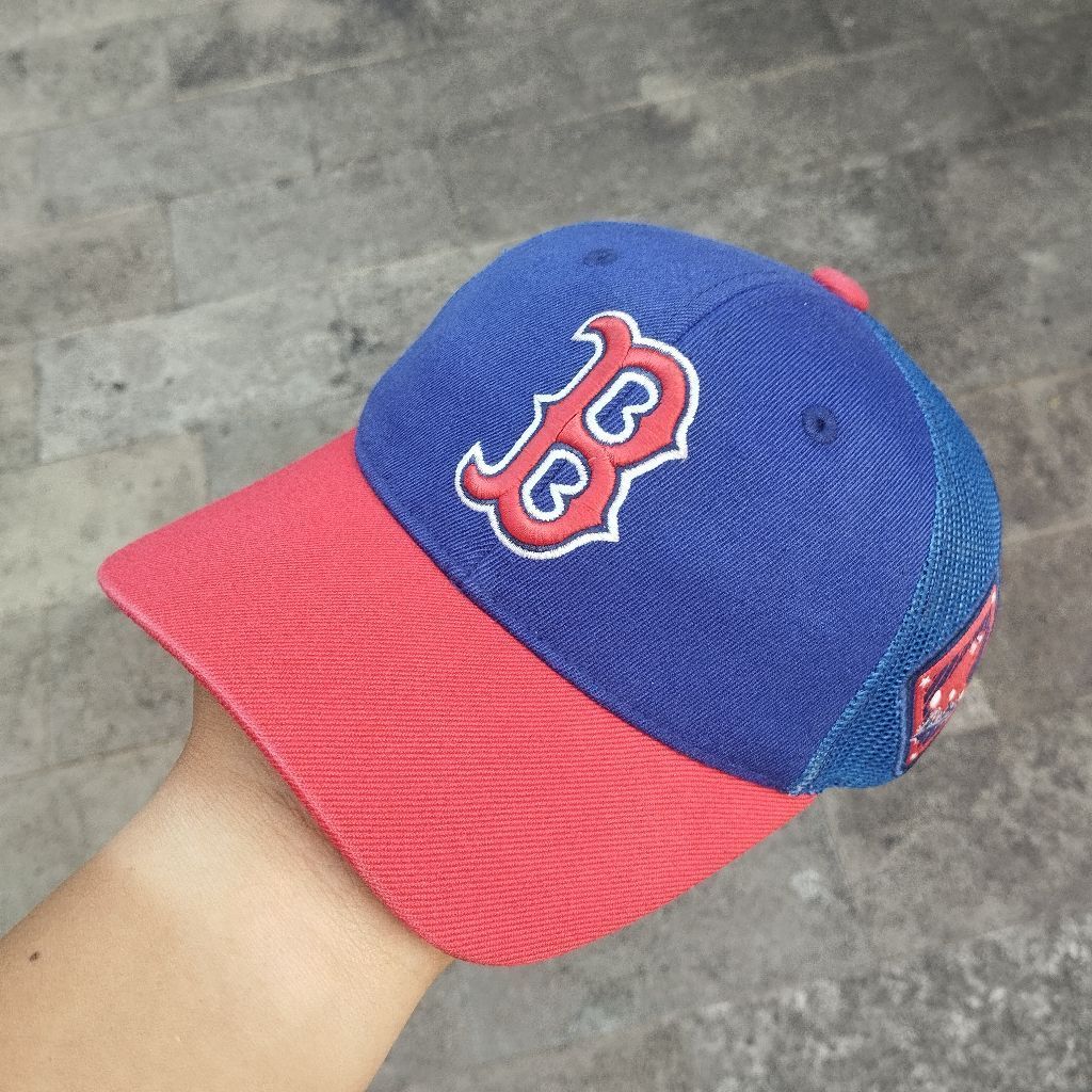 Topi anak baseball trucker BOSTON MLB Original