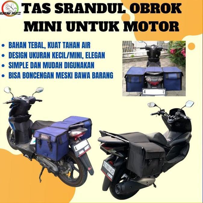 TERBARU TAS SRANDUL OBROK MINIMALIS _UKURAN KECIL_ SEPEDA MOTOR BEAT SUPRA VARIO SCOOPY UKURAN JOK 2