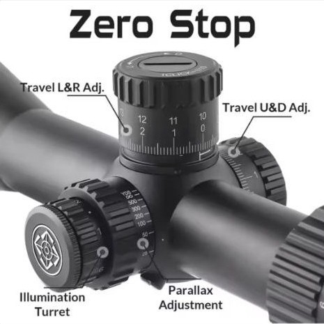 Teleskop Marcool Evolver 5-25x56 sfir FFP zerostop bekas. original dari official store