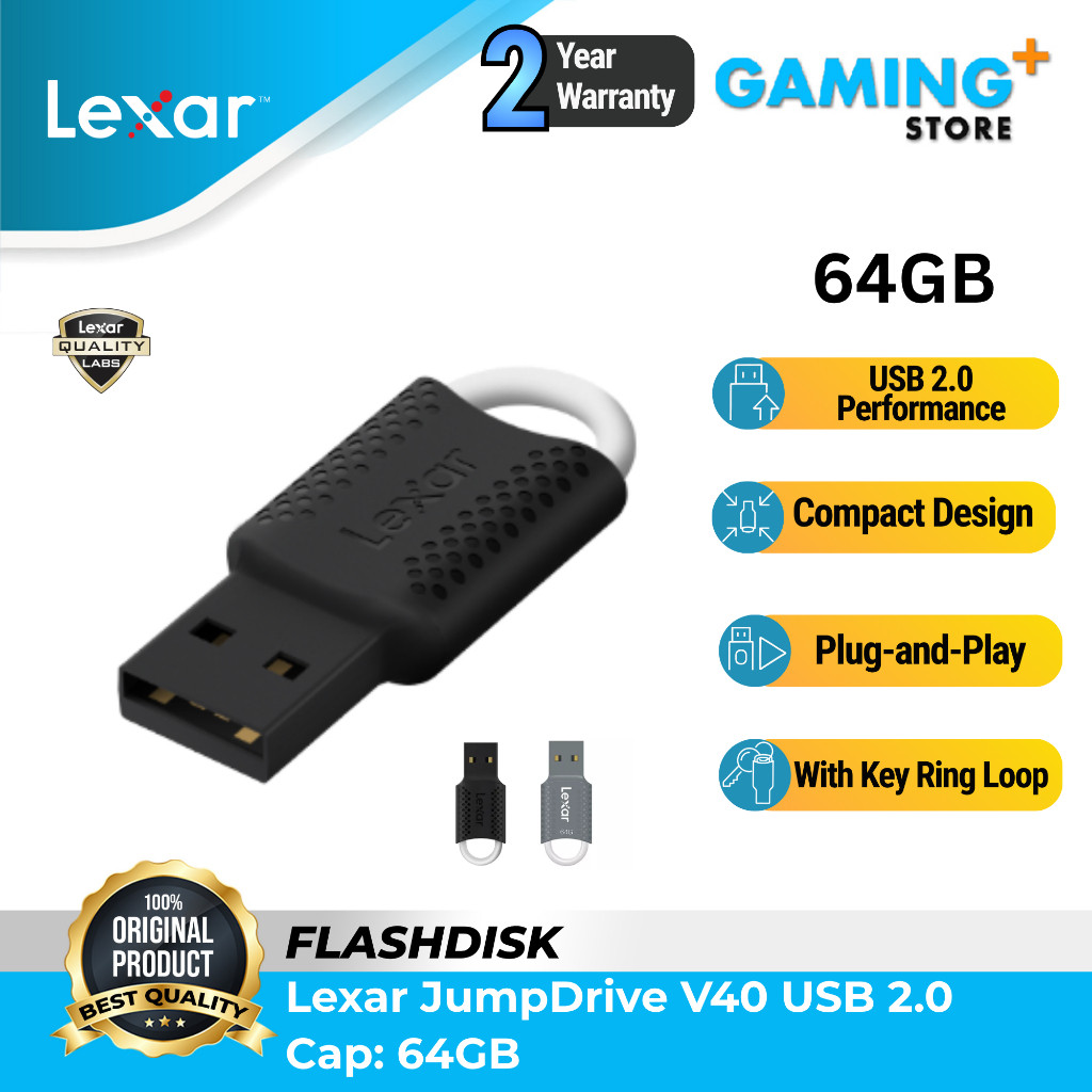 Lexar FlashDisk / Flashdisk 64GB Jumpdrive V40