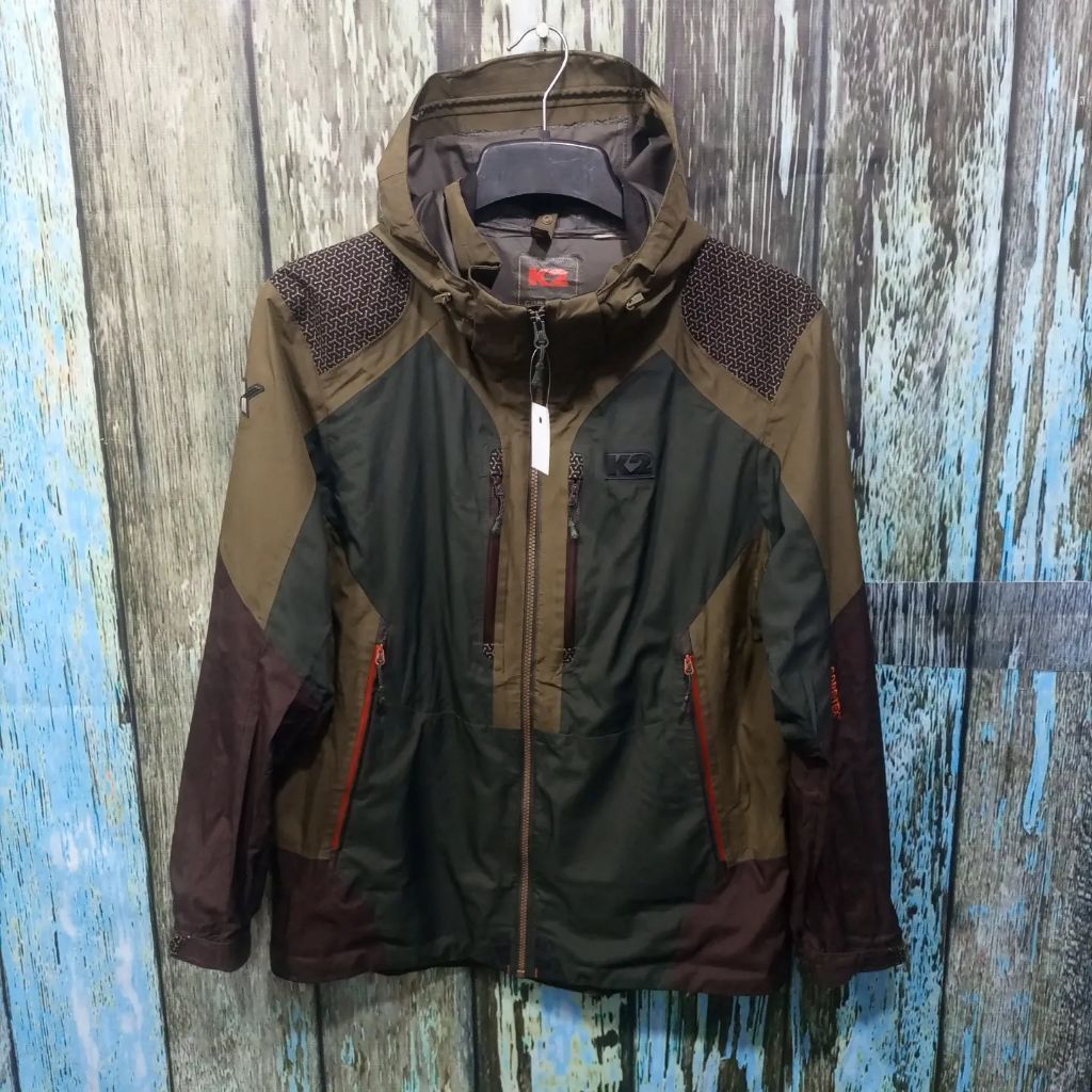 jaket outdoor K2 GORETEX waterprooof size L gunung bagus original