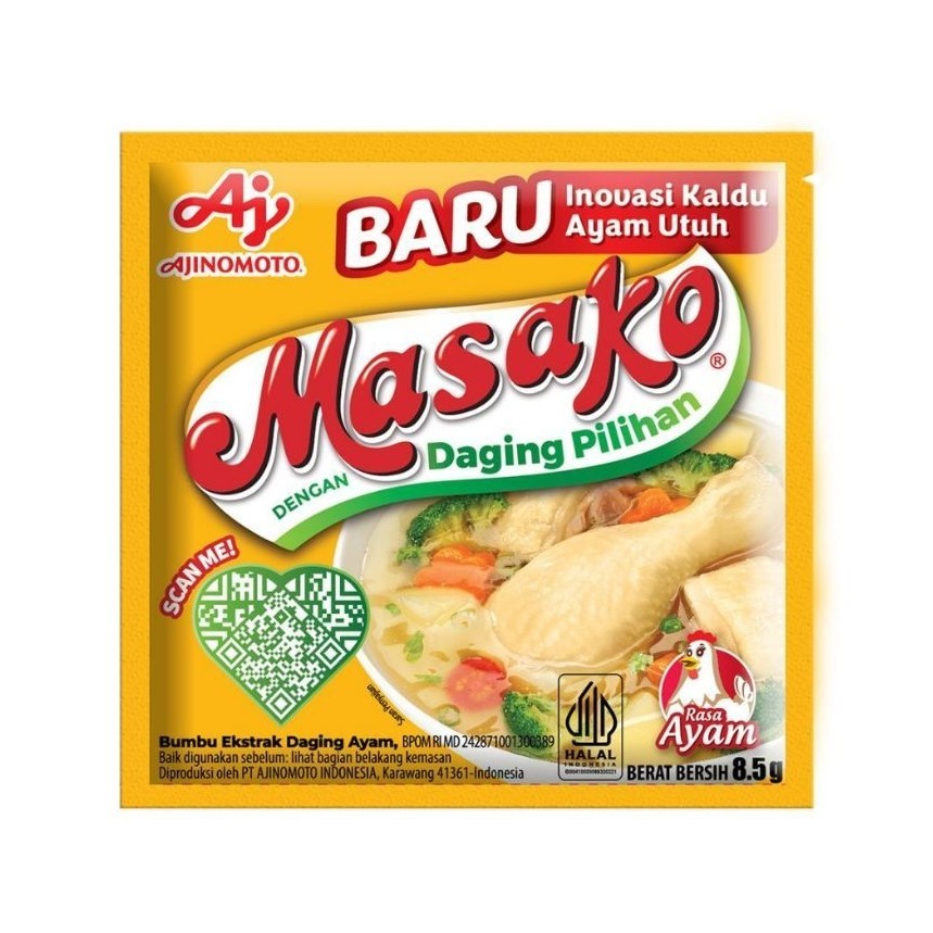Masako Ayam dan Sapi 1 Karton