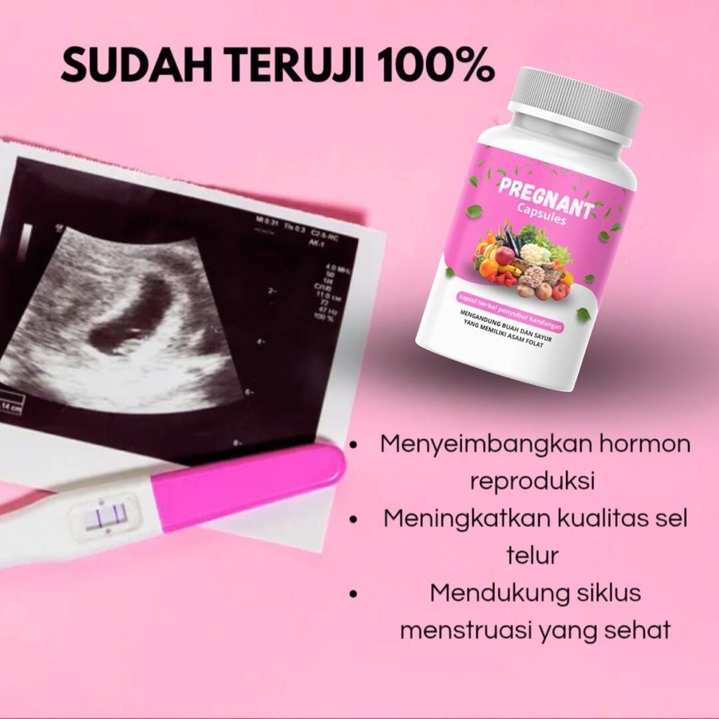 Promil Pregnant Kapsul Bantu Cepat Hamil, Haid Lancar & Kandungan Lebih Kuat | BPOM & Halal