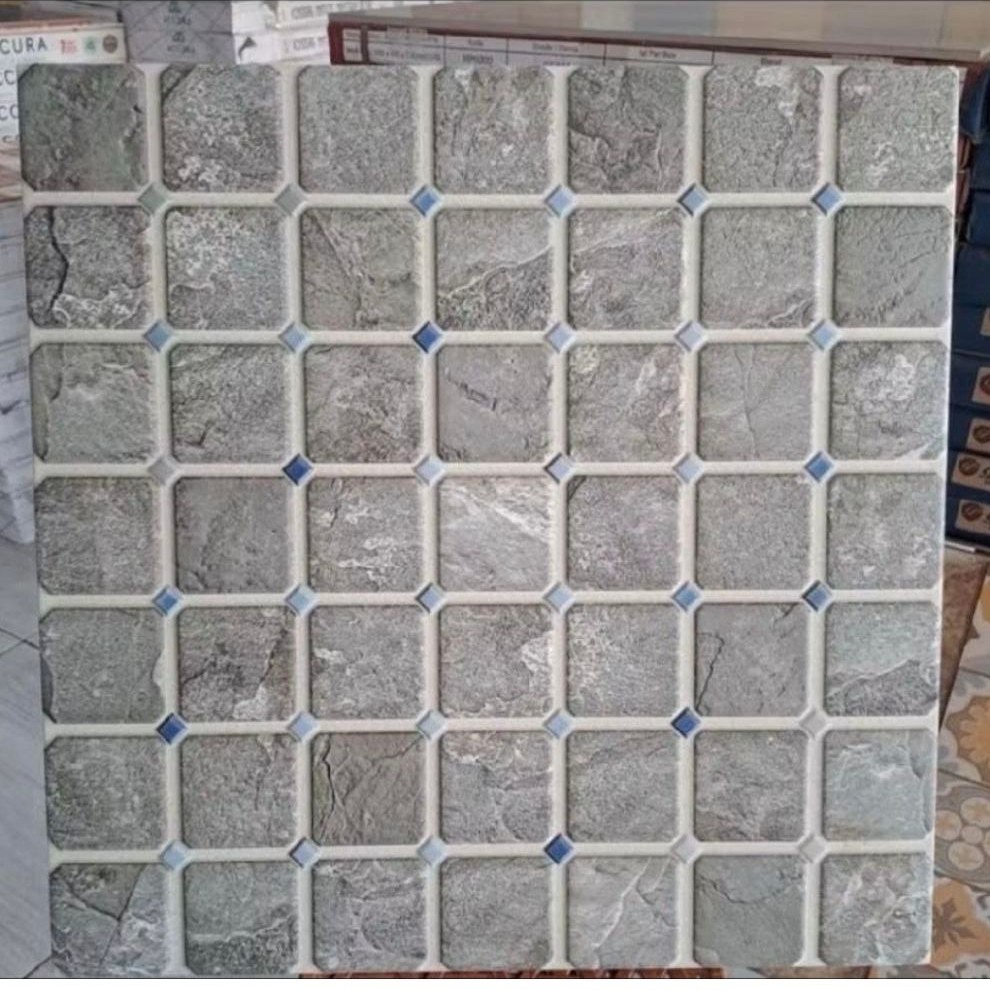 Keramik Lantai / Garasi / Teras Kasar 50x50 ARMENIAN GREY