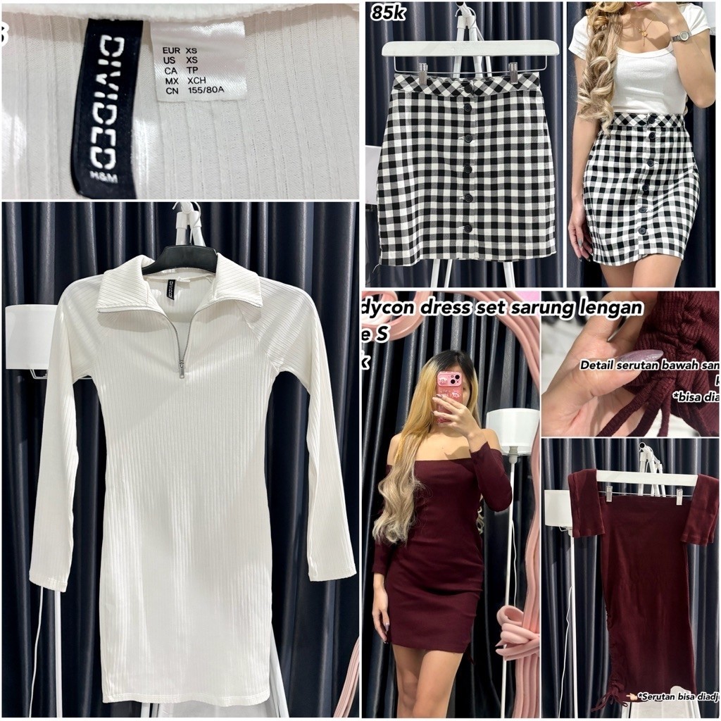 h&m dress, kadaka dress, skirt h&m