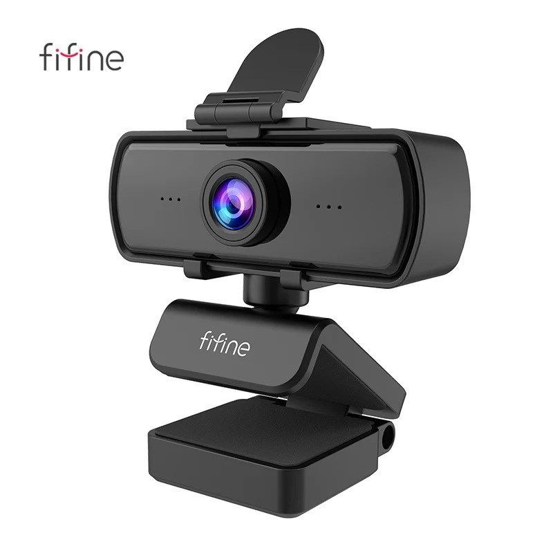 FIFINE K420 2K COMPUTER WEBCAM INCLUDING TRIPOD STAND WITH FOR OBS STREAMING, ZOOM MEETING ON PC/LAP