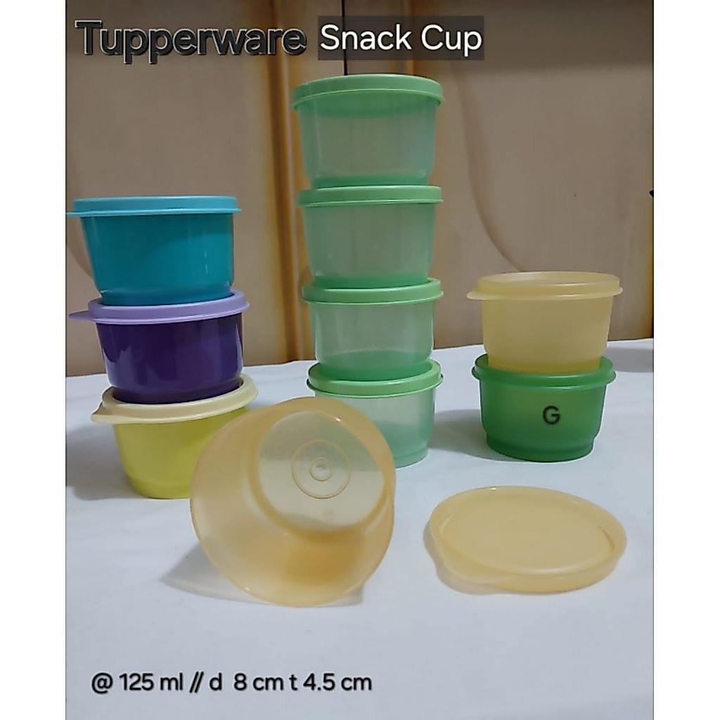Wadah kecil Tupperware Snack Cup - tempat snack bayi- tempat puding