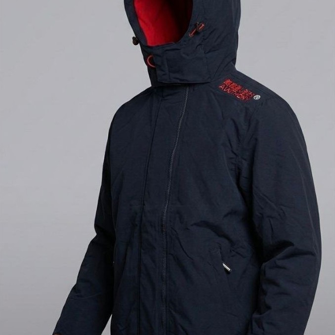 Jaket Motoran/Windbreaker Superdry Windcheater Hooded Jacket Original