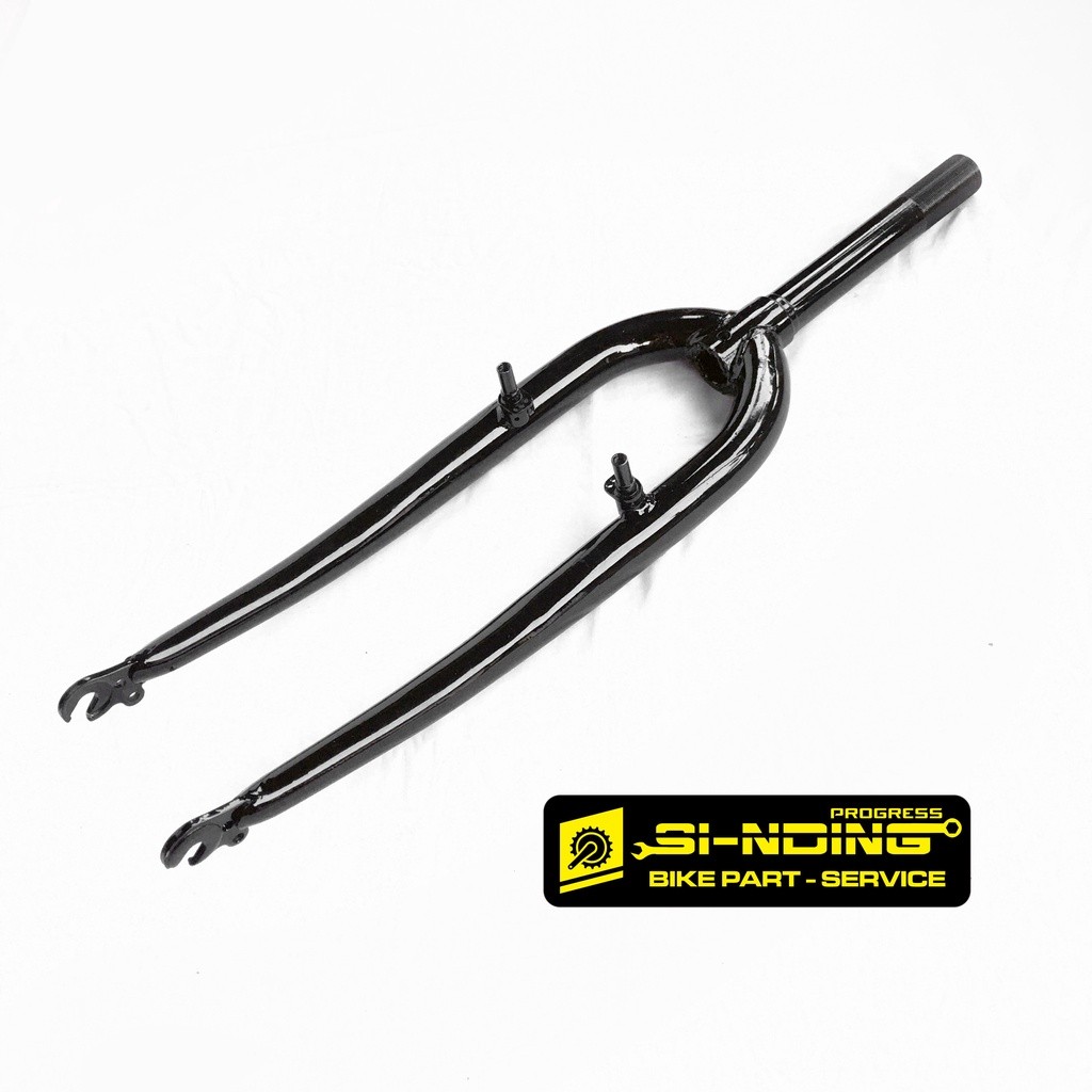 Fork Rigid Sepeda Federal Communter Bike 26 Inch Drat Cantilever V Brake Hitam Chrome Platinum