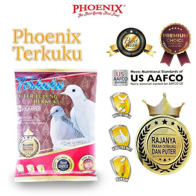 PHOENIX TERKUKU PAKAN TERKUKU UNTUK DERKUKU PUTER PELUNG PHOENIX MILLET PUTIH MERAH
