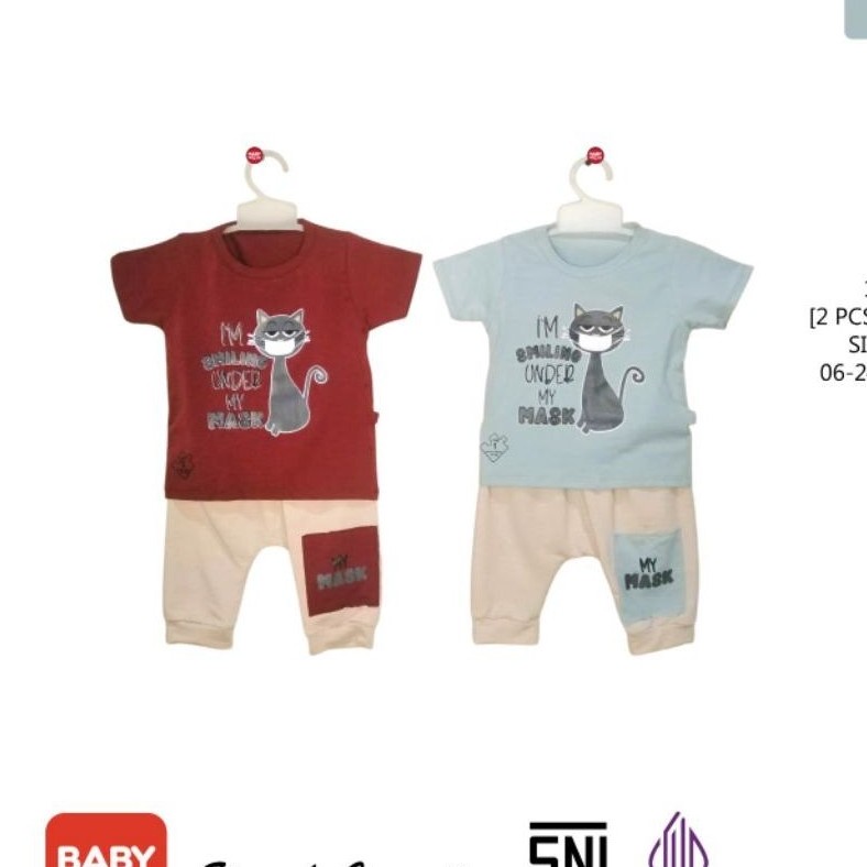Setelan baby boy by Baby needs/ Daily set baby