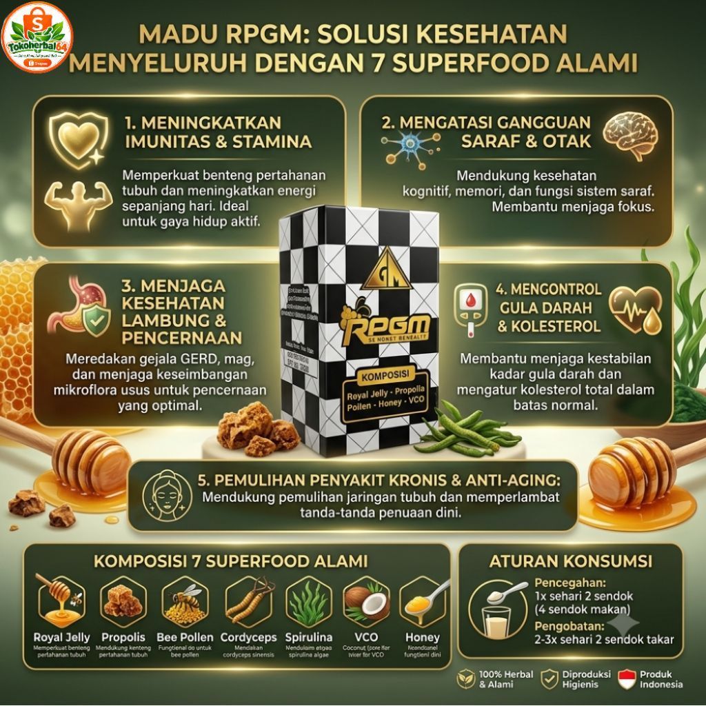 Madu Ajaib Untuk Vertigo Ampuh Madu RPGM GM