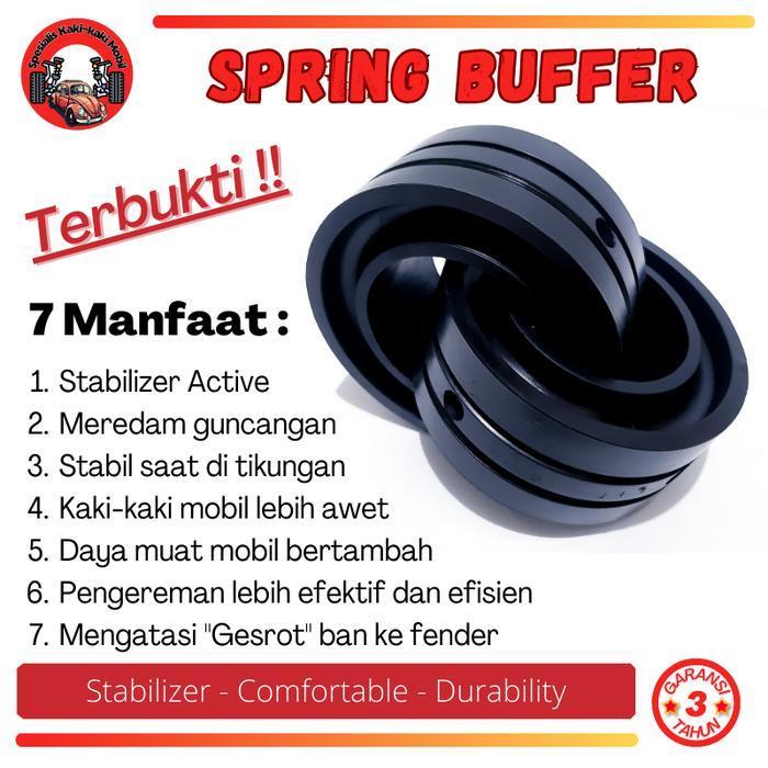 Spring Buffer Agya Ayla Sirion Karet Damper/Dumper Shock Peredam Guncangan Mobil Garansi 3 Tahun Ori