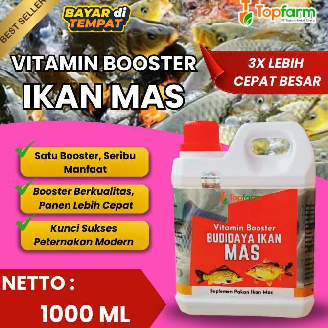 Vitamin Pembesar Ikan Mas/ Vitamin Penambah Nafsu Makan Ikan Mas / Vitamin Ikan Mas/ Vitamin Ternak 