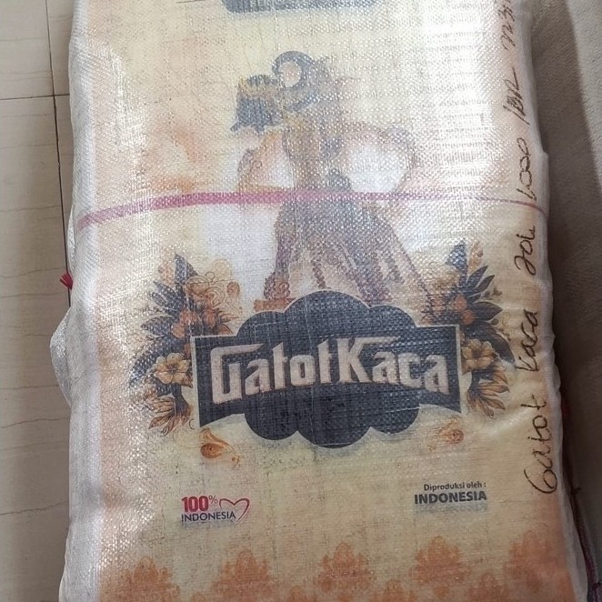 karung beras laminasi 25kg cap gatot kaca