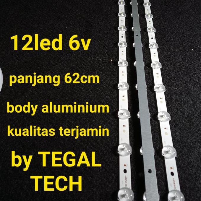 DB278 >> LAMPU BACKLIGHT TV LED UNIVERSAL 12LED 6V