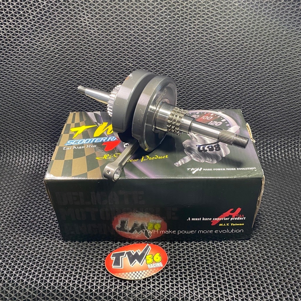 KRUK AS TWH CRANKSHAFT TWH STROKE UP 58MM +3,0 BEAT KARBU SCOOPY KARBU BEAT FI SCOOPY FI