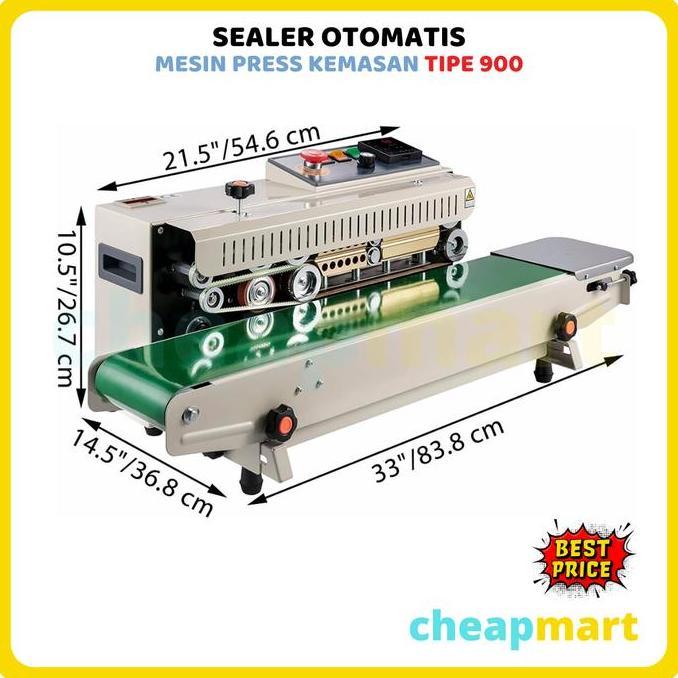 Windigarisna - Fr900 Mesin Sealer Otomatis Continuous Band Sealer Horizontal Band
