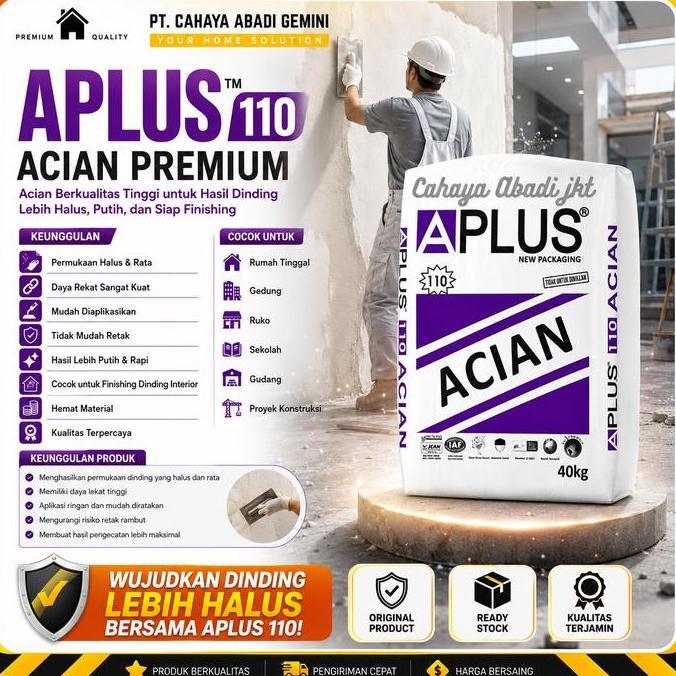 Serdapratama - Acian Aplus 40Kg Mortar Acian Aplus 40 Kg