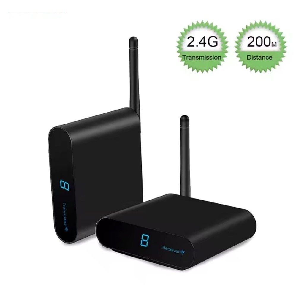 AV Sender 2IN1 - Audio Video Transmitter & Receiver 2.4GHz For TV Set & CCTV Camera