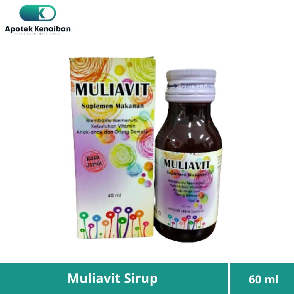 Ready Stock | Muliavit Sirup 60 Ml / Vitamin Penambah Nafsu Makan Anak | Cod