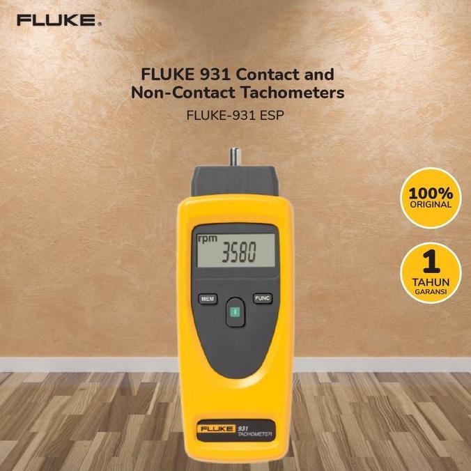 PROMO FLUKE 931 Contact and Non-Contact Tachometers - FLUKE-931 ESP