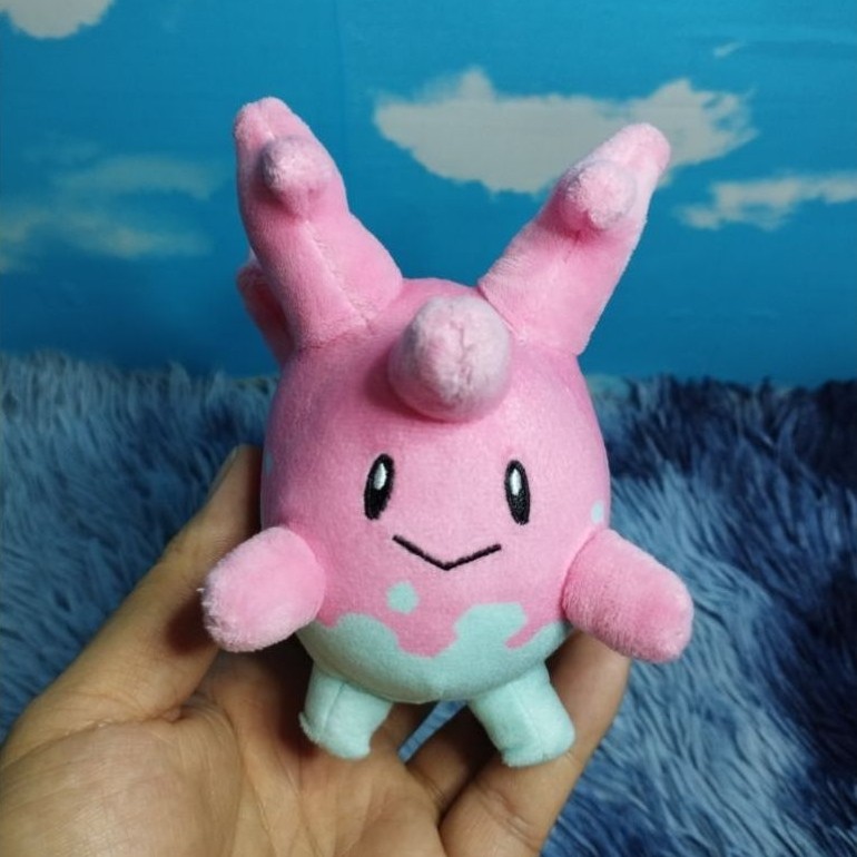 POKEFIT POKEMON CENTER FIT POKEFIT CORSOLA PLUSH Boneka Pokemon Center Fit Pokefit Corsola Sitting C