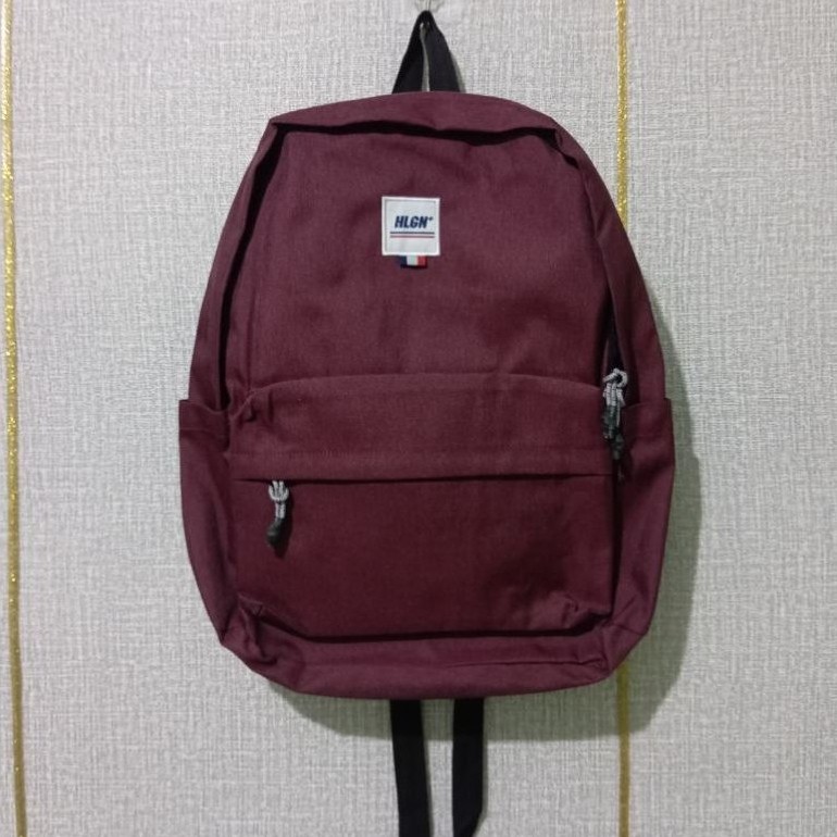 Backpack Hooligans Gullit Maroon. Tas Punggung / Ransel