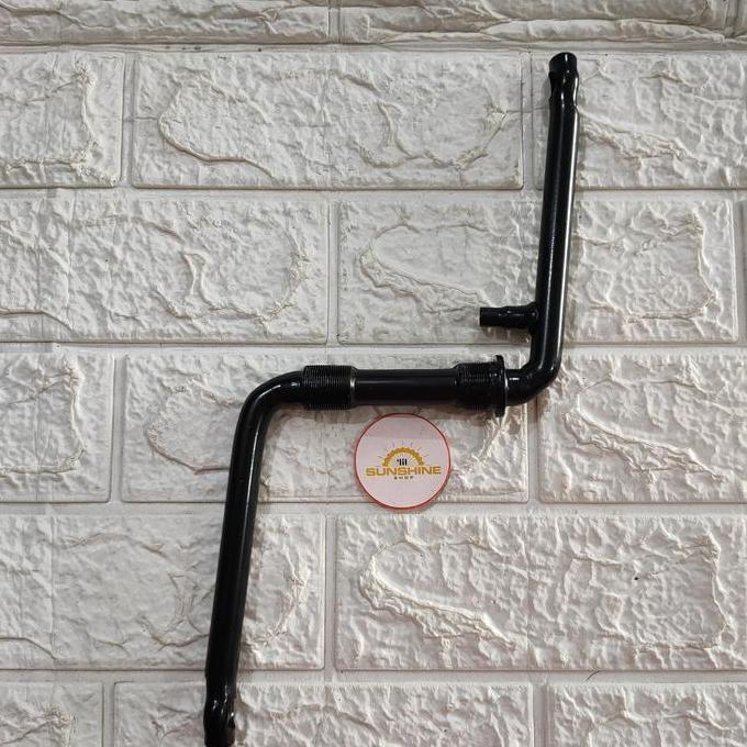 As Crank Arm Lengkung Terusan Gir Piringan Tengah Sepeda BMX 20 Lengan Ontel BB Bracket Besar