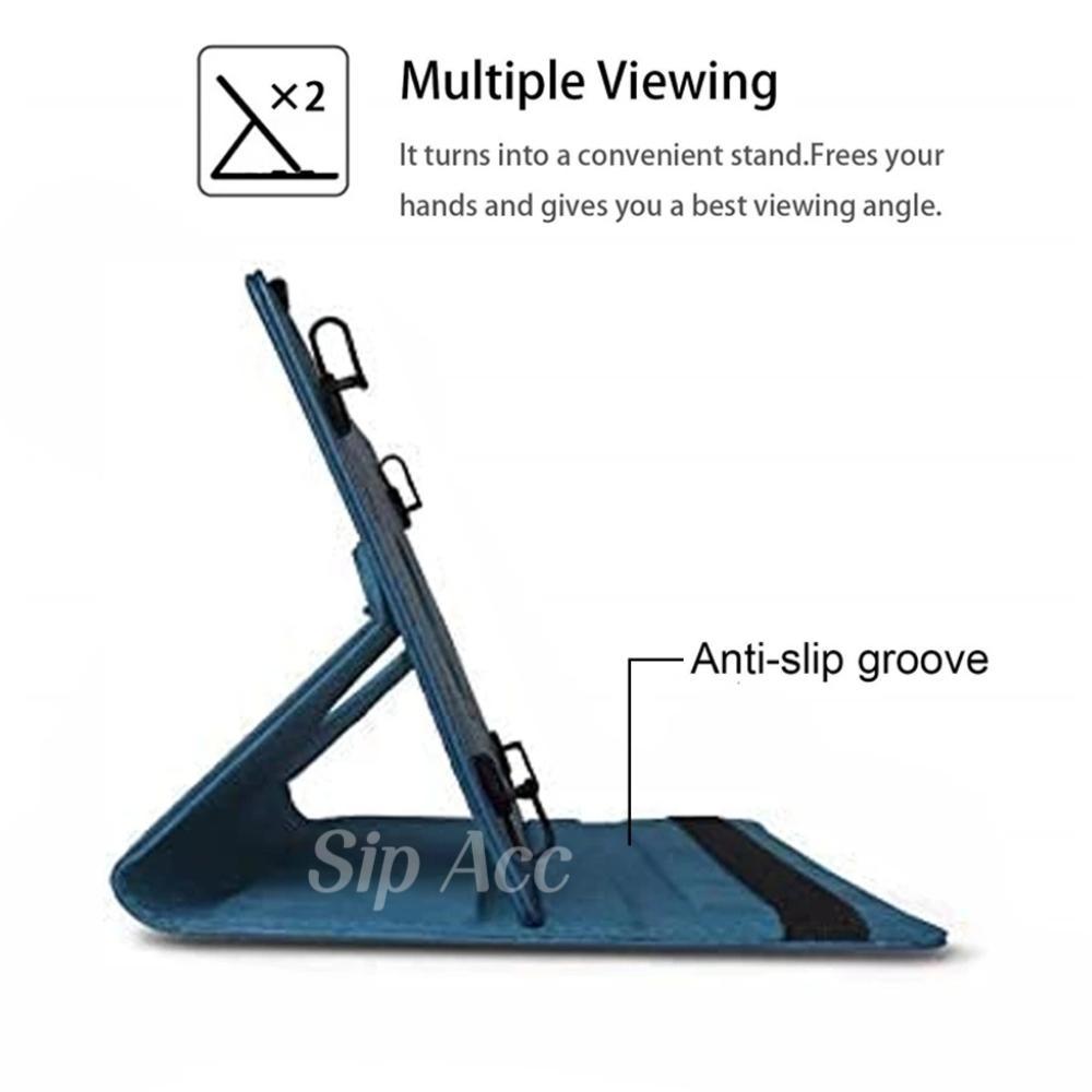 NEW Case Advan Tab A10 | Advan Tab A10 | 10 Inch 10.1 Sarung Tablet Flip Cover Rotary Casing Stand S