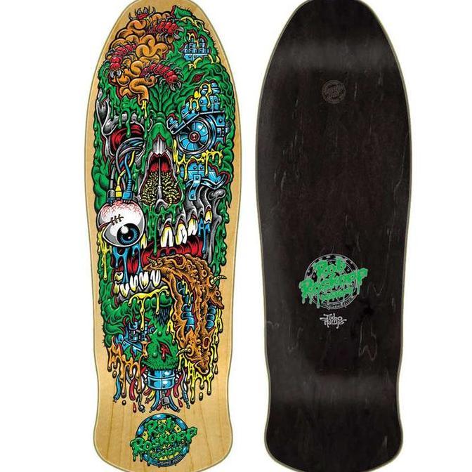 Santa Cruz Roskopp Face Three Reissue Skateboard Deck - 9.933"