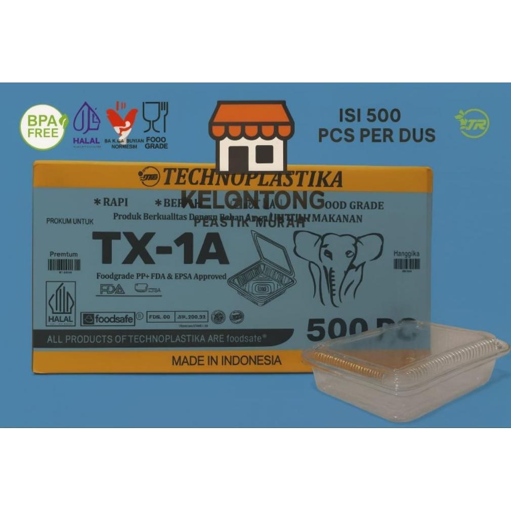 {GRAB-CARGO} { 1 Dus Isi 500 Pcs} 1 Karton Mika Kue TX 1A 2020 / Mika Bolu TX 1A