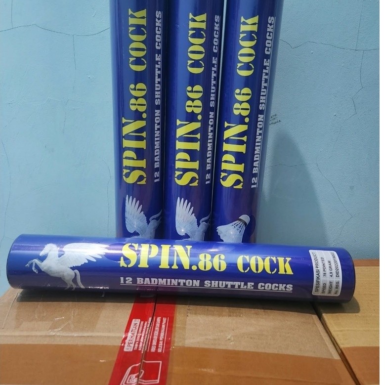 Shuttlecock Spin Biru / Spin 86 biru