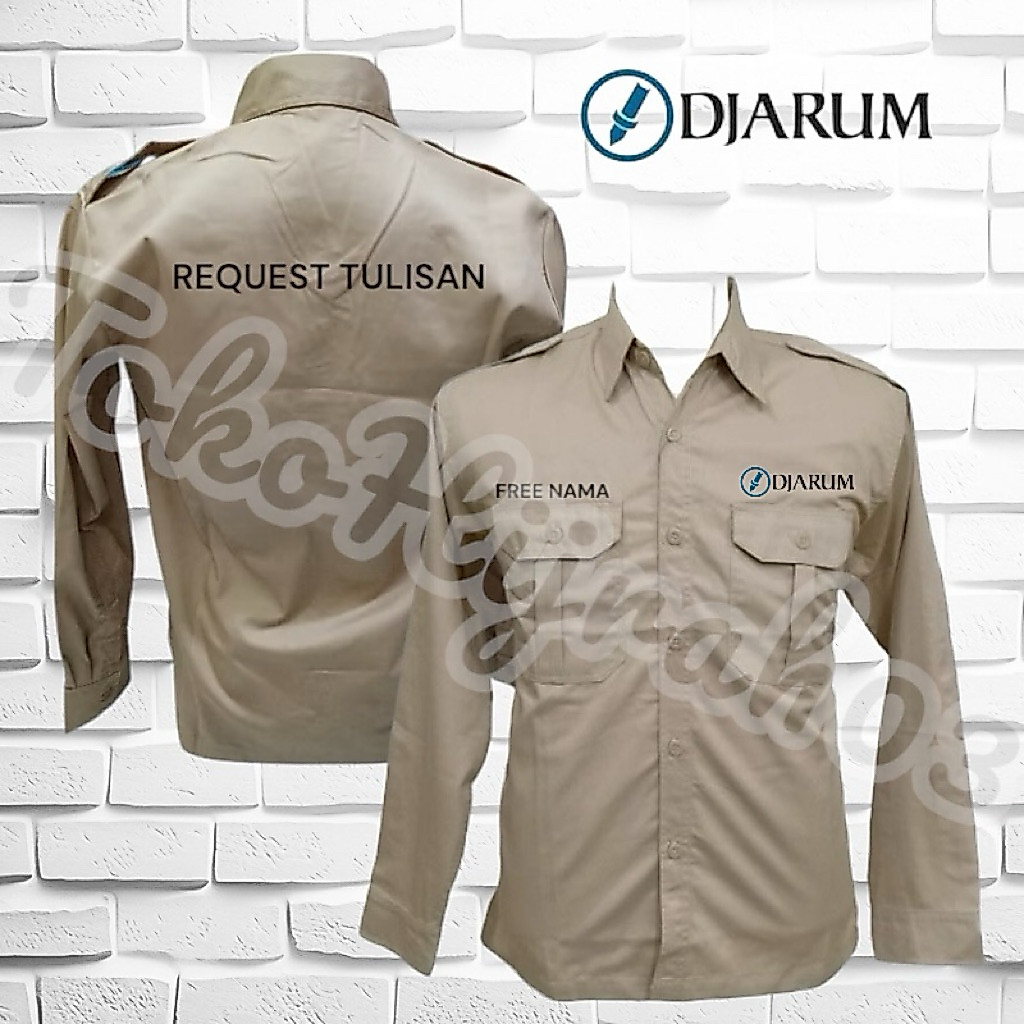 SERAGAM TERBARU DJARUM UKURAN BIG SIZE KEMEJA TERBARU DJARUM SERAGAM DJARUM SERAGAM KERJA DJARUM KEM