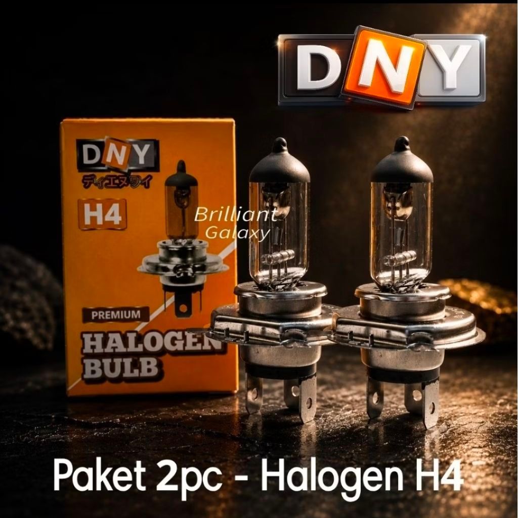 DNY Halogen Bohlam Halogen H4 - Harga Sepasang 2pc
