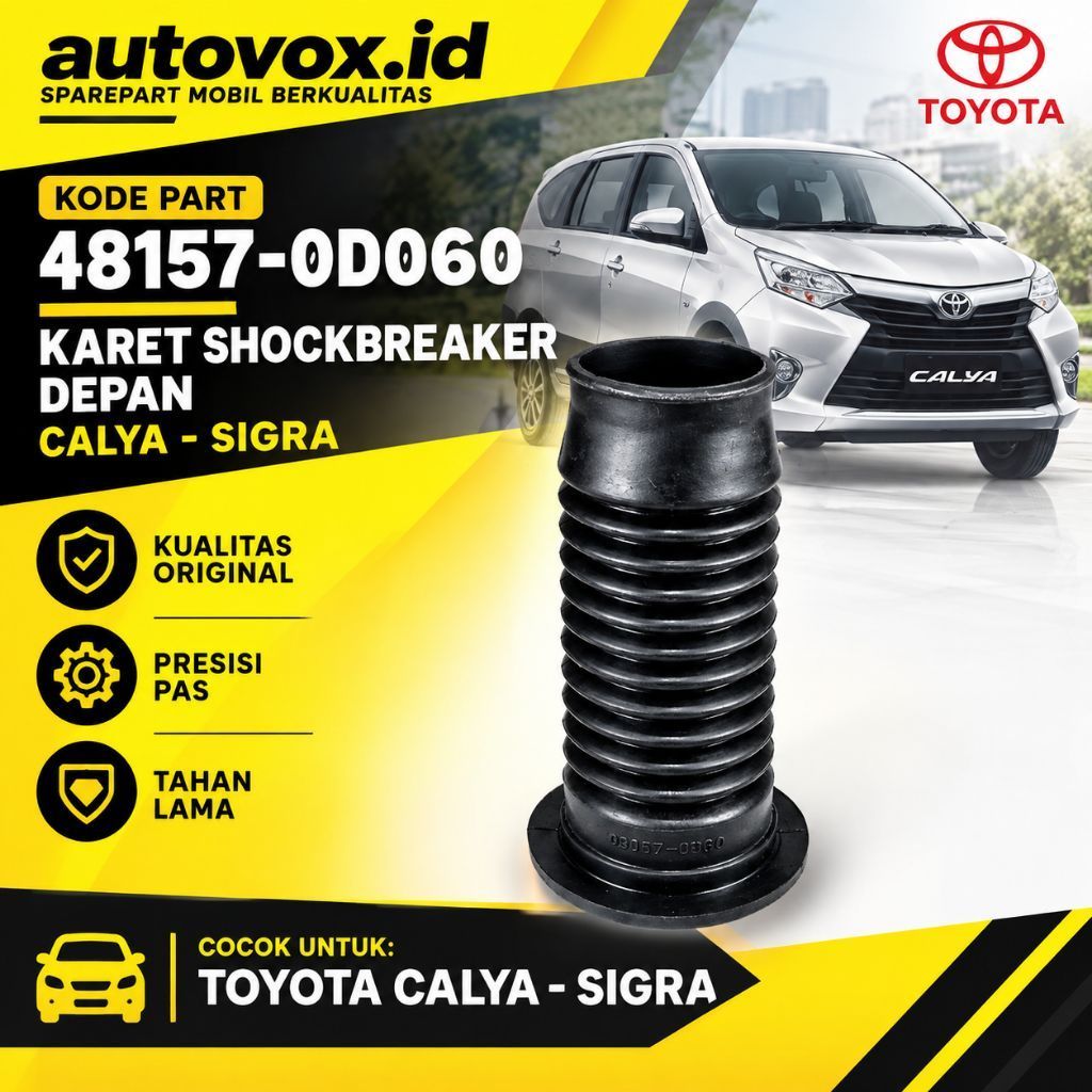 Karet Boot Shockbreaker Isolator Calya Sigras