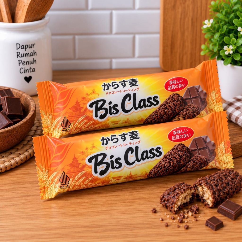 1 Pcs Oat Cracker Bis Coklat Merk Bis Class
