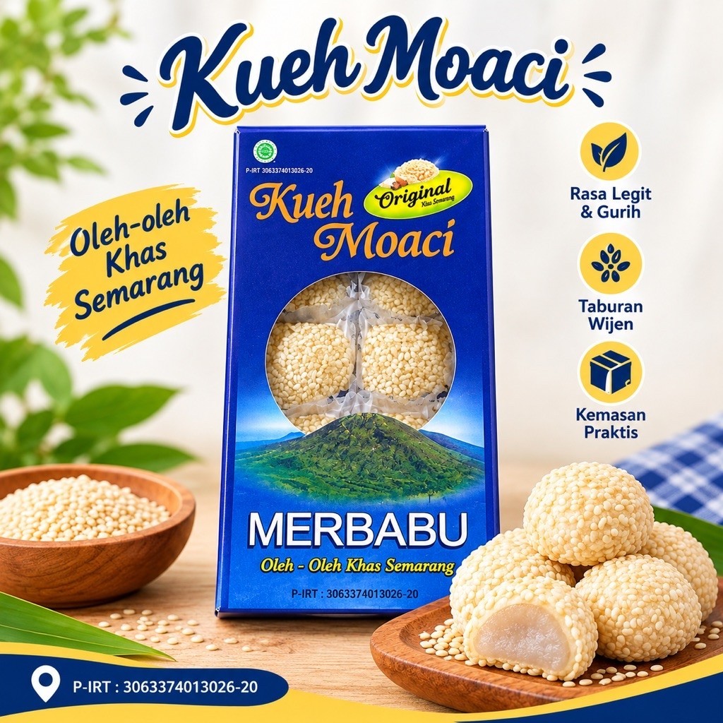 Kueh Moaci Merbabu - Oleh Oleh Semarang