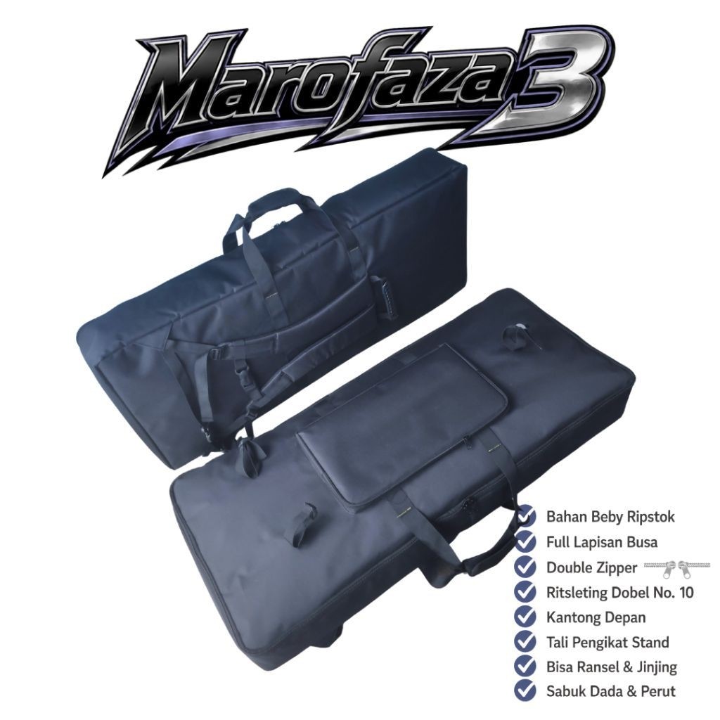 Marofaza 3 Tas Keyboard Yamaha PSR S910 PSR S900 PSR S970 PSR S950 PSR S770 PSR S700 PSR S750 Gigbag