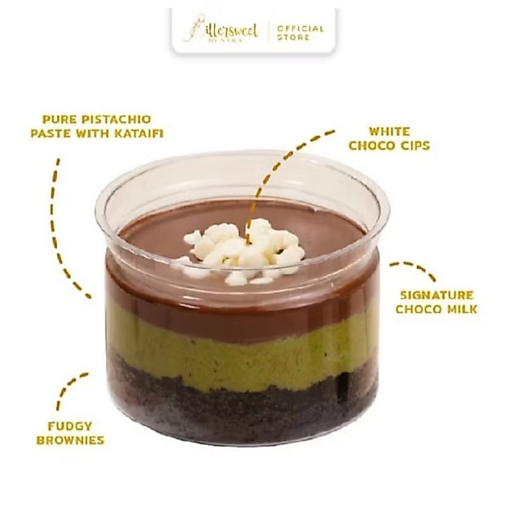 BITTER SWEET BY NAJLA - DUBAI CHOCO PISTACHIO SATUAN READY STOCK
