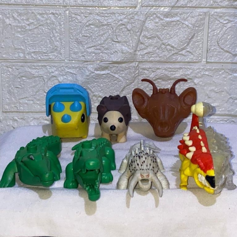 Mainan Anak-anak Laki-laki dan Perempuan (Figure, Dinosaurus, Hewan, Lego Duplo Buaya, Bewilderbeast