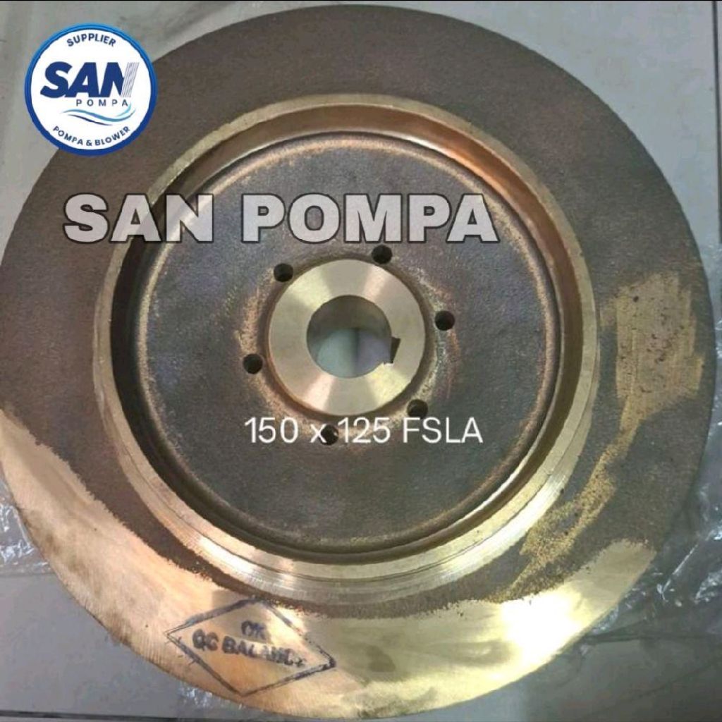 Kipas impeller pompa ebara 150x125 FSLA Sparepart pompa Ebara