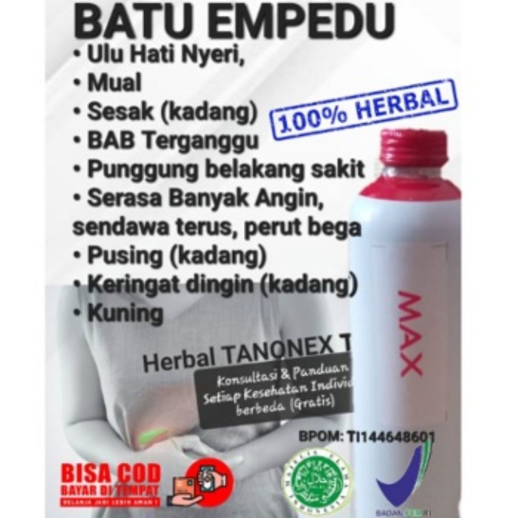 Herbal Batu Empedu TMAX | Obat TND Batu Empedu| Herbal Radang Empedu Iklan Google Asli (Ready Stok)