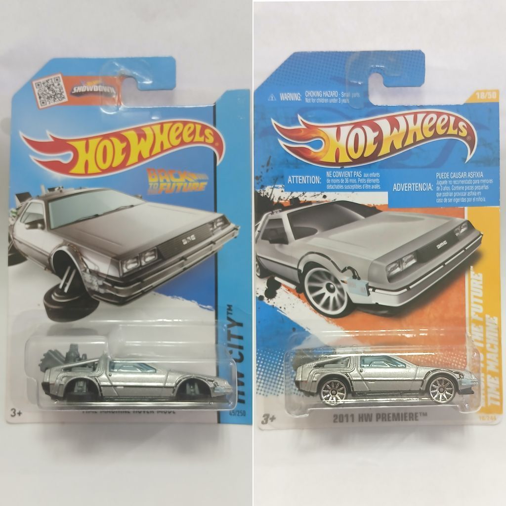 Hotwheels Back To The Future Time Machine Hover Mode Hot Wheels Koleksi