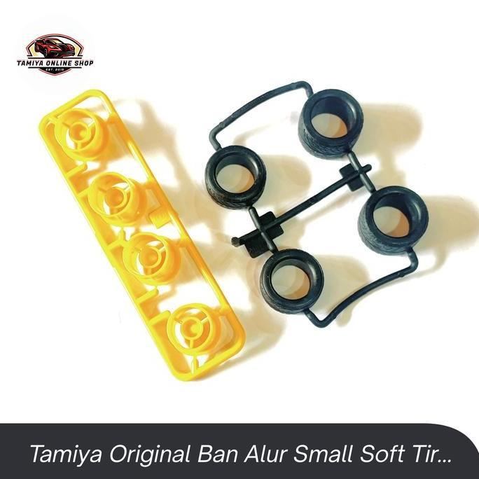Sajakalana4 - Ban Tamiya Original Velg Tamiya Small Soft Tires Alur Loose Kit Tamiya Super 1