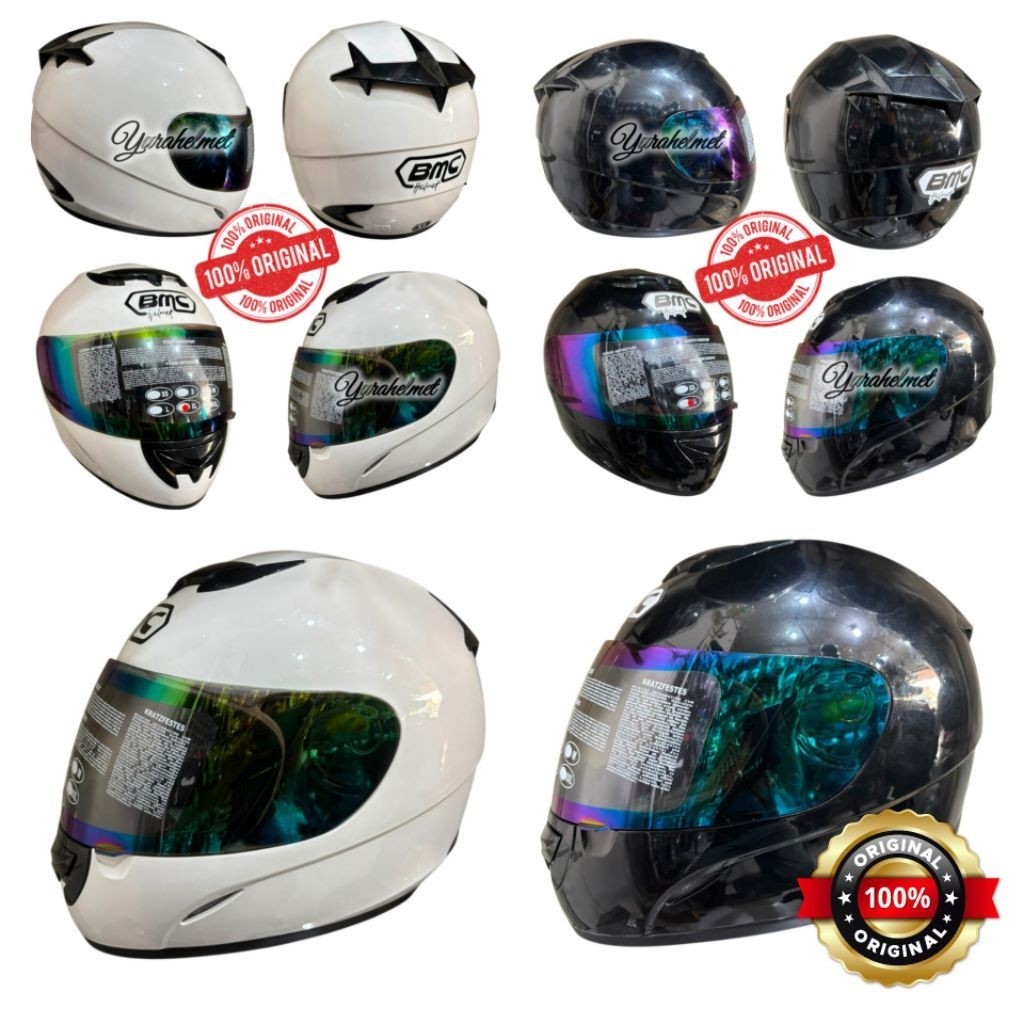 HELM BMC BLADE 200 #9 | #8 HELM FULL FACE MURAH |HELM BMC BLADE 200 POLOS